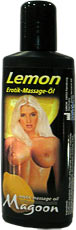 Масло для эротического массажа с ароматом лимона