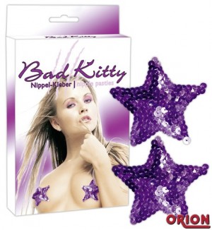 771520 Украшение Bad Kitty Pasties Purple Star
